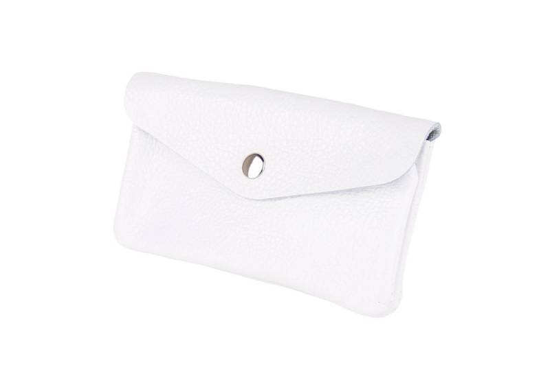 MIRROSI Mini Geldbörse Mittelgroße Portemonnaie MADE IN ITALY Echtleder (15x9x2cm BxHxT) von MIRROSI