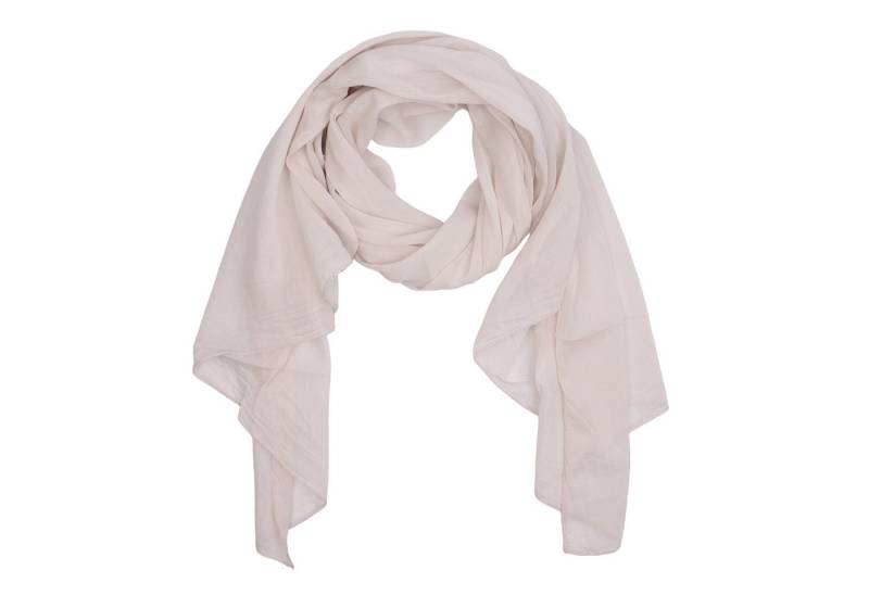 MIRROSI Modeschal Asymmetrischer Schal, Made in Italy 20% Seide 80% Baumwolle, (ca. 170x77cm, Leicht und bequem, Unifarbe), Damen Halstuch ideal für Frühling, Sommer und Herbst von MIRROSI
