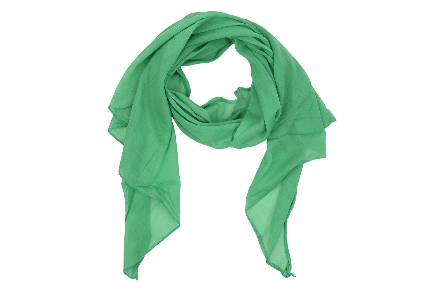 MIRROSI Modeschal Asymmetrischer Schal, Made in Italy 20% Seide 80% Baumwolle, (ca. 170x77cm, Leicht und bequem, Unifarbe), Damen Halstuch ideal für Frühling, Sommer und Herbst von MIRROSI