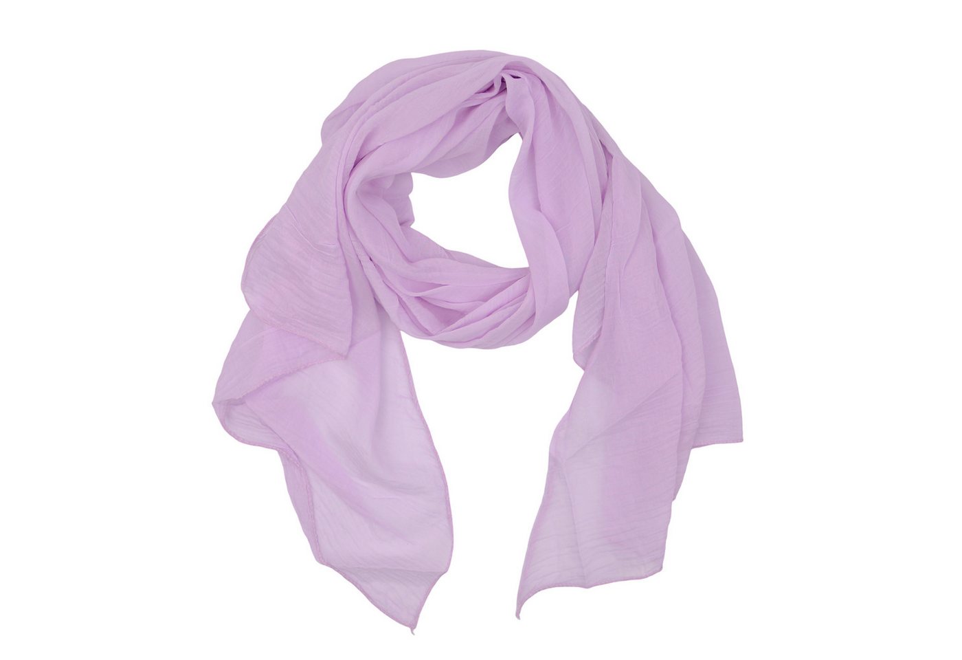 MIRROSI Modeschal Asymmetrischer Schal, Made in Italy 20% Seide 80% Baumwolle, (ca. 170x77cm, Leicht und bequem, Unifarbe), Damen Halstuch ideal für Frühling, Sommer und Herbst von MIRROSI