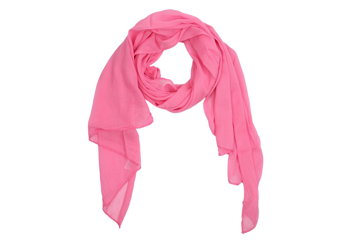 MIRROSI Modeschal Asymmetrischer Schal, Made in Italy 20% Seide 80% Baumwolle, (ca. 170x77cm, Leicht und bequem, Unifarbe), Damen Halstuch ideal für Frühling, Sommer und Herbst von MIRROSI