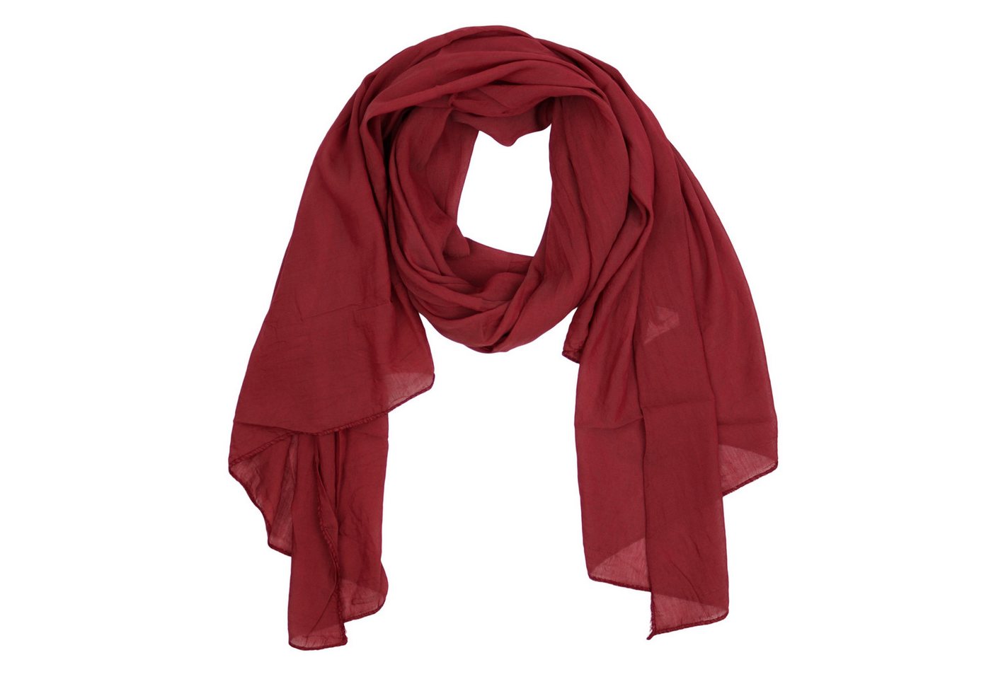 MIRROSI Modeschal Asymmetrischer Schal, Made in Italy 20% Seide 80% Baumwolle, (ca. 170x77cm, Leicht und bequem, Unifarbe), Damen Halstuch ideal für Frühling, Sommer und Herbst von MIRROSI