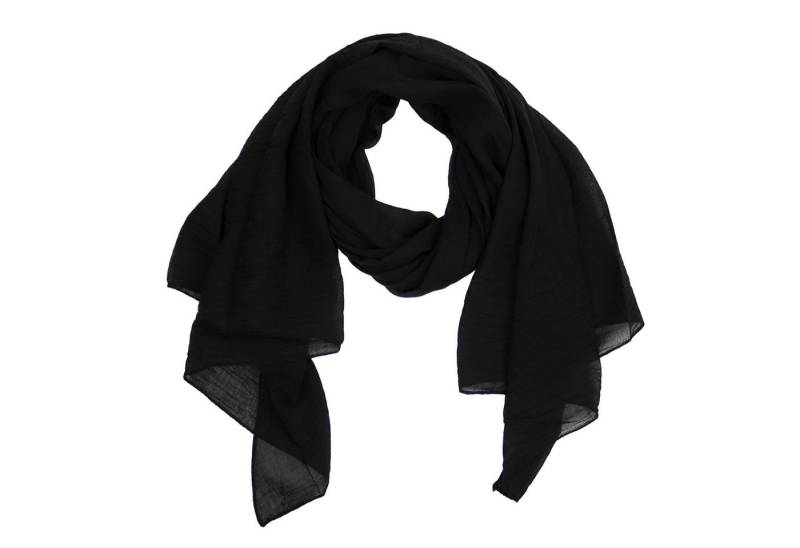 MIRROSI Modeschal Asymmetrischer Schal, Made in Italy 20% Seide 80% Baumwolle, (ca. 170x77cm, Leicht und bequem, Unifarbe), Damen Halstuch ideal für Frühling, Sommer und Herbst von MIRROSI