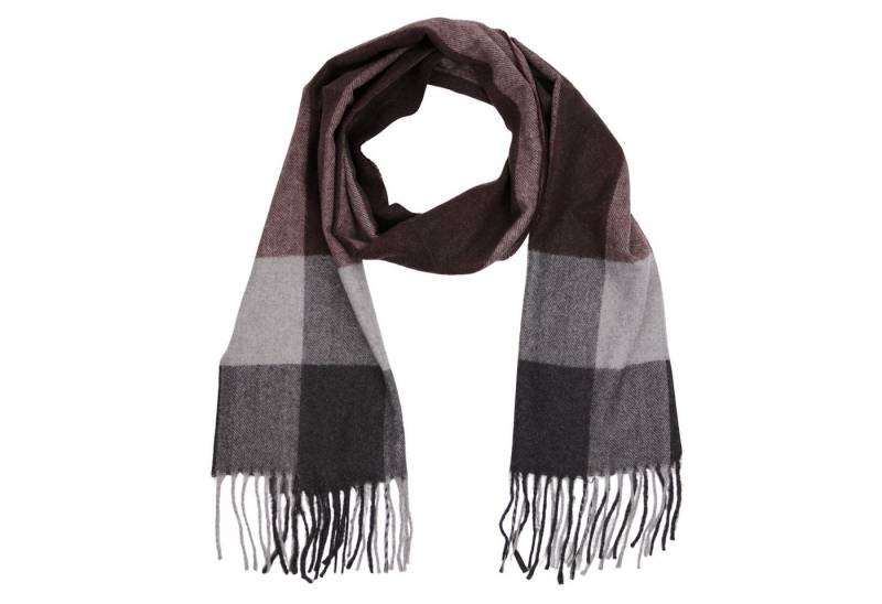 MIRROSI Modeschal Herren Weicher und warmer Schal Karo Muster 32x180cm, (angesagtes Karomuster, ca. 120 Gramm), Männer Halstuch ideal für Herbst und Winter von MIRROSI