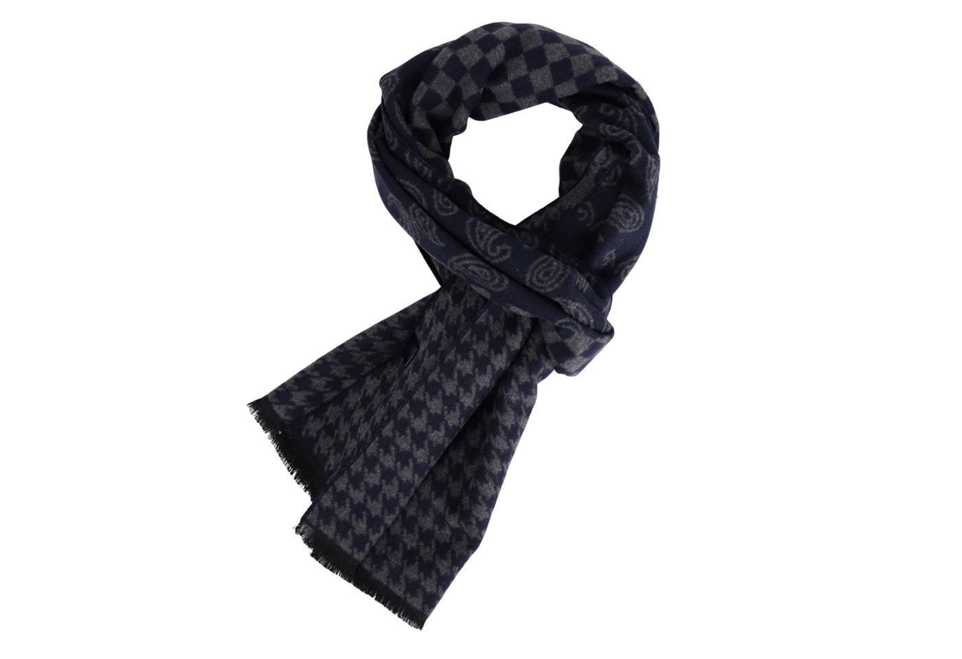 MIRROSI Modeschal Herren Weicher und warmer Schal tolles Muster 33x182cm, (angesagte Musterkombination), Männer Halstuch ideal für Herbst und Winter von MIRROSI