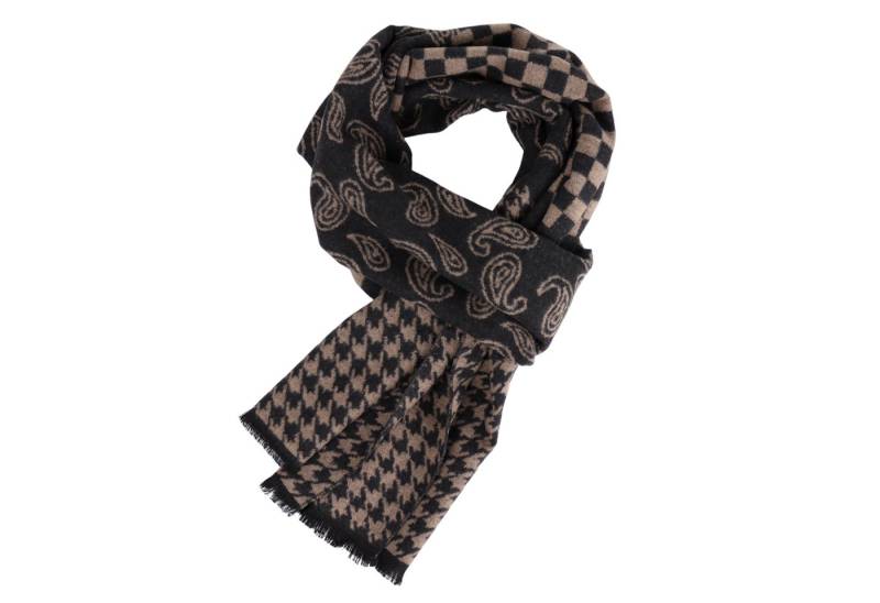 MIRROSI Modeschal Herren Weicher und warmer Schal tolles Muster 33x182cm, (angesagte Musterkombination), Männer Halstuch ideal für Herbst und Winter von MIRROSI