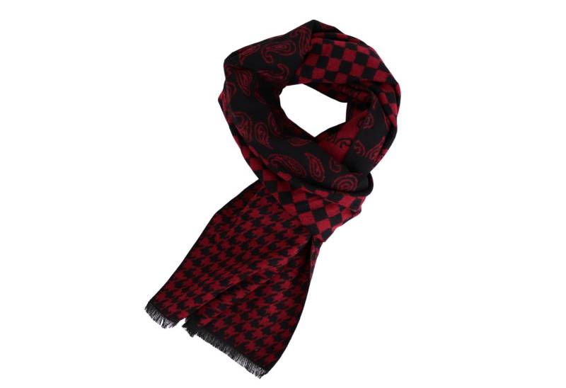 MIRROSI Modeschal Herren Weicher und warmer Schal tolles Muster 33x182cm, (angesagte Musterkombination), Männer Halstuch ideal für Herbst und Winter von MIRROSI