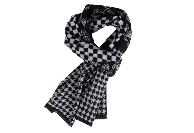 MIRROSI Modeschal Herren Weicher und warmer Schal tolles Muster 33x182cm, (angesagte Musterkombination), Männer Halstuch ideal für Herbst und Winter von MIRROSI