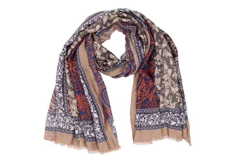 MIRROSI Modeschal Weich XXL ca.85x180cm Schal Bohemian Style, (Kollektion Herbst/Winter 2025), Damen Halstuch ideal für Herbst und Winter oder Ganzesjahr von MIRROSI