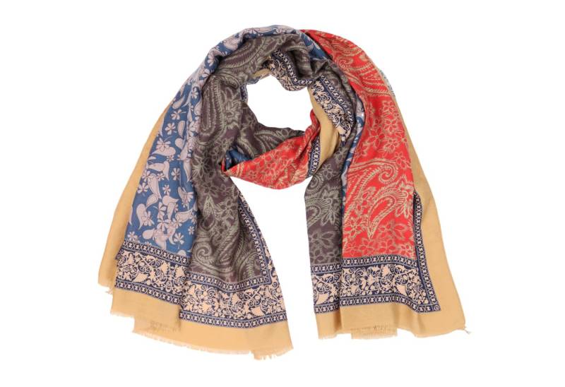 MIRROSI Modeschal Weich XXL ca.85x180cm Schal Bohemian Style, (Kollektion Herbst/Winter 2025), Damen Halstuch ideal für Herbst und Winter oder Ganzesjahr von MIRROSI