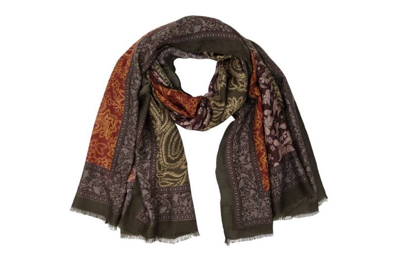 MIRROSI Modeschal Weich XXL ca.85x180cm Schal Bohemian Style, (Kollektion Herbst/Winter 2025), Damen Halstuch ideal für Herbst und Winter oder Ganzesjahr von MIRROSI