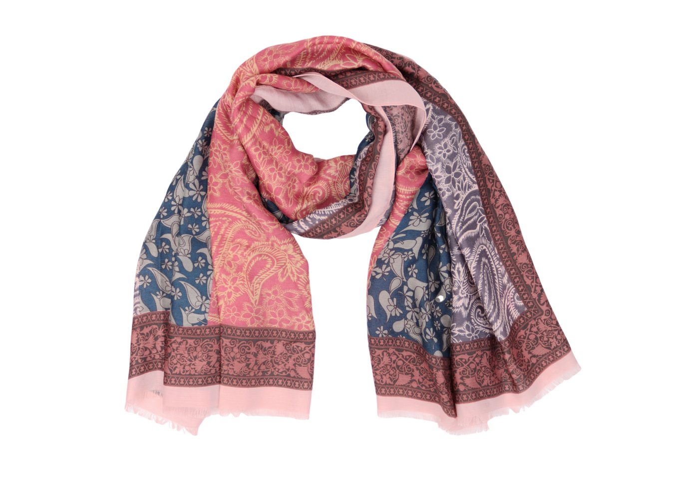 MIRROSI Modeschal Weich XXL ca.85x180cm Schal Bohemian Style, (Kollektion Herbst/Winter 2025), Damen Halstuch ideal für Herbst und Winter oder Ganzesjahr von MIRROSI