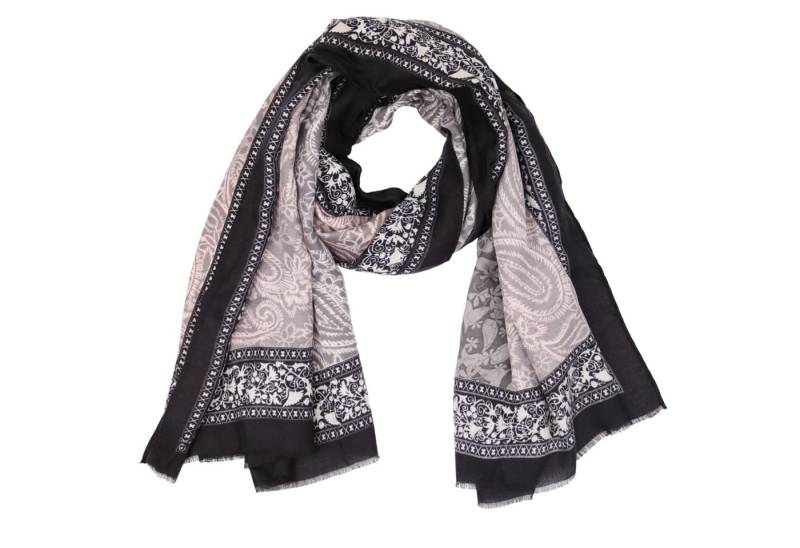 MIRROSI Modeschal Weich XXL ca.85x180cm Schal Bohemian Style, (Kollektion Herbst/Winter 2025), Damen Halstuch ideal für Herbst und Winter oder Ganzesjahr von MIRROSI