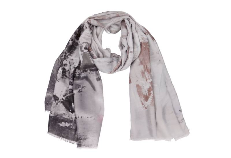 MIRROSI Modeschal Weich XXL ca.85x180cm Schal Bunt Blumen, (Kollektion Herbst/Winter 2025), Damen Halstuch ideal für Herbst und Winter oder Ganzesjahr von MIRROSI