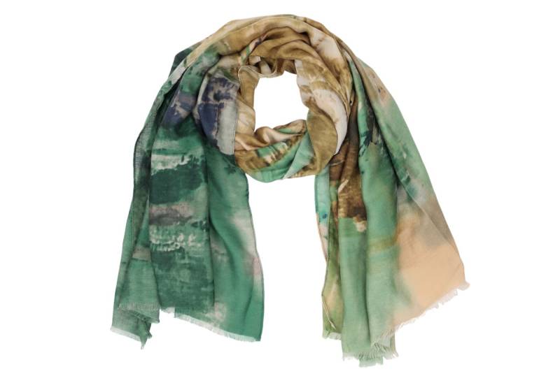 MIRROSI Modeschal Weich XXL ca.85x180cm Schal Bunt Blumen, (Kollektion Herbst/Winter 2025), Damen Halstuch ideal für Herbst und Winter oder Ganzesjahr von MIRROSI