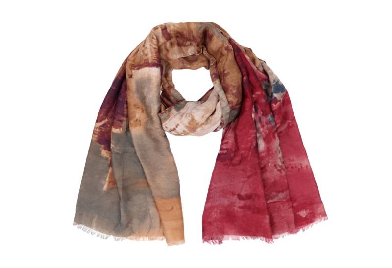 MIRROSI Modeschal Weich XXL ca.85x180cm Schal Bunt Blumen, (Kollektion Herbst/Winter 2025), Damen Halstuch ideal für Herbst und Winter oder Ganzesjahr von MIRROSI