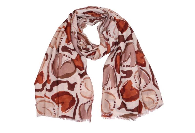 MIRROSI Modeschal Weich XXL ca.90x180cm Schal Big Herzen Muster, (Neue Kollektion Herbst/Winter 2025, ca. 165 Gramm), Damen Halstuch ideal für Herbst und Winter oder Ganzesjahr von MIRROSI