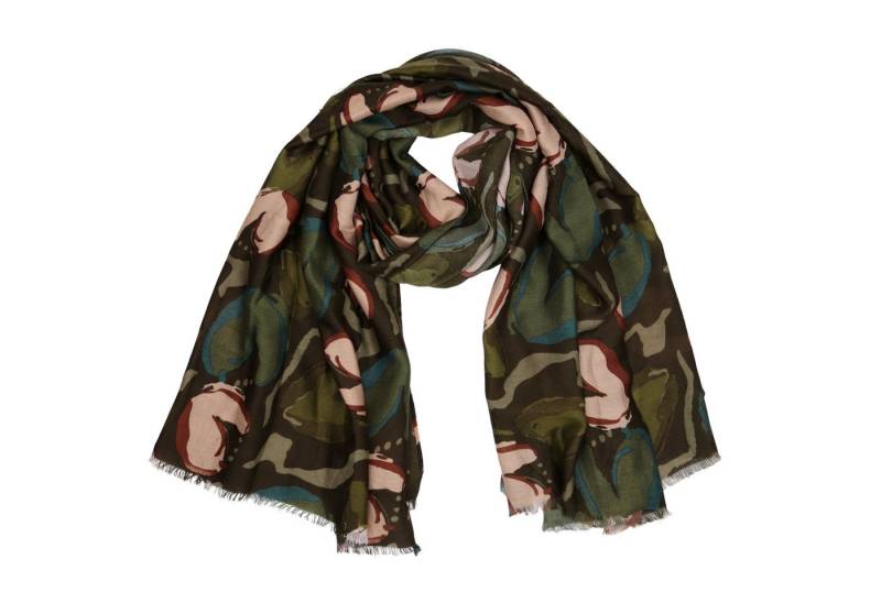 MIRROSI Modeschal Weich XXL ca.90x180cm Schal Big Herzen Muster, (Neue Kollektion Herbst/Winter 2025, ca. 165 Gramm), Damen Halstuch ideal für Herbst und Winter oder Ganzesjahr von MIRROSI