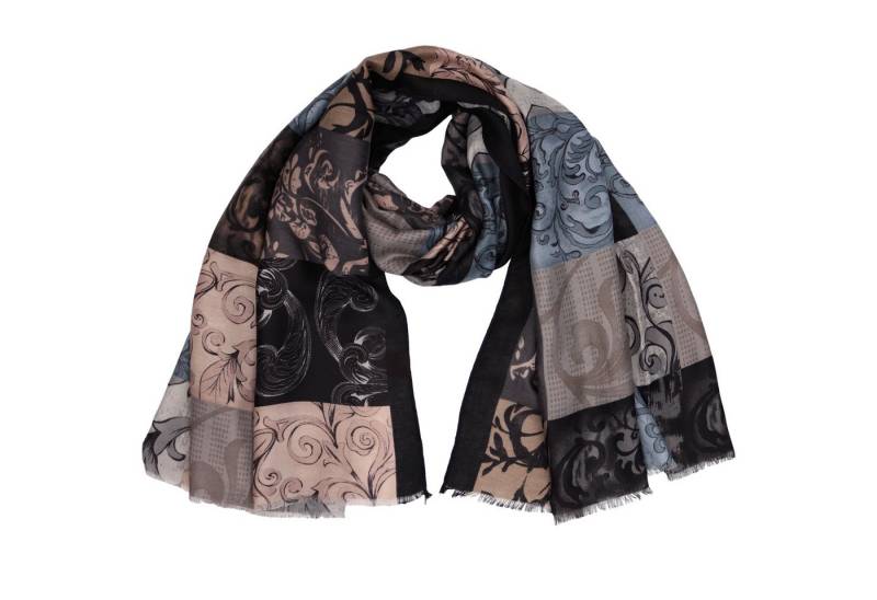 MIRROSI Modeschal Weich XXL ca.90x180cm Schal Bunt Bohemian Muster, (Neue Kollektion Herbst/Winter 2025, ca. 165 Gramm), Damen Halstuch ideal für Herbst und Winter oder Ganzesjahr von MIRROSI
