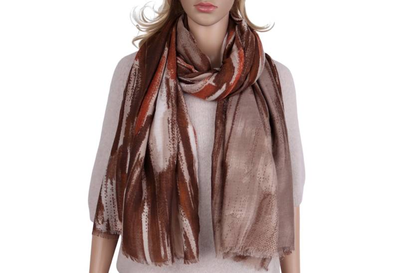 MIRROSI Modeschal Weich XXL ca.90x180cm Schal Farbverlauf Muster, (Farbverlauf Muster, ca.150 Gramm, Neue Kolletion Herbst/Winter 2025), Damen Halstuch ideal für Herbst und Winter oder Ganzesjahr von MIRROSI