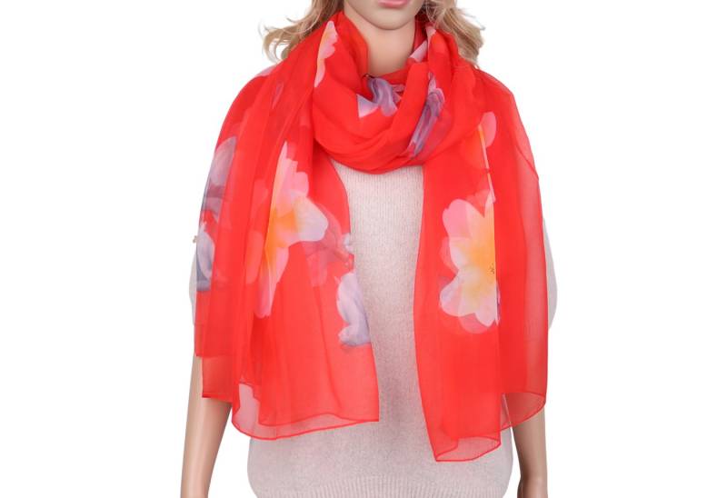 MIRROSI Modeschal Weicher & Leicht Großes Schal, ca.130x185cm, CHIFFON, (Atemberaubende Designs), Damen Halstuch Stola ideal für Frühling, Sommer und Herbst von MIRROSI