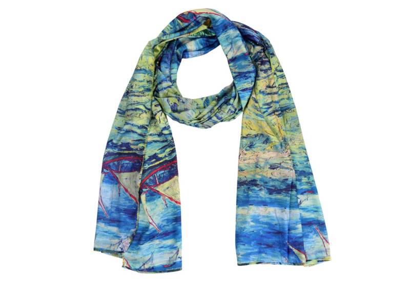 MIRROSI Modeschal Weicher & Leicht Großes Schal, ca.70x180cm, zweiseitig tragbar, (aus 50% Viskose 50% Baumwolle, Atemberaubende Designs), Damen Halstuch Stola ideal für Frühling, Sommer und Herbst von MIRROSI