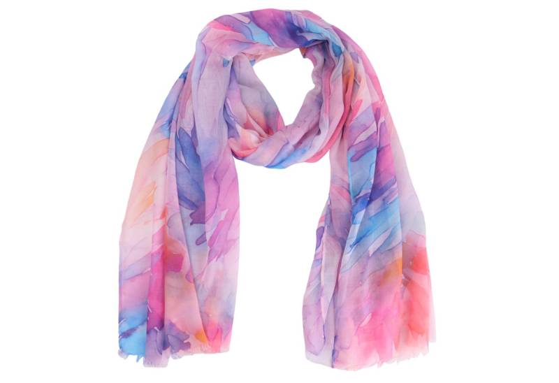 MIRROSI Modeschal Weicher & Leicht Großes Schal, ca.75x180cm, Ahornblatt Print, (aus 100% Viskose, Atemberaubende Designs), Damen Halstuch Stola ideal für Frühling, Sommer und Herbst von MIRROSI