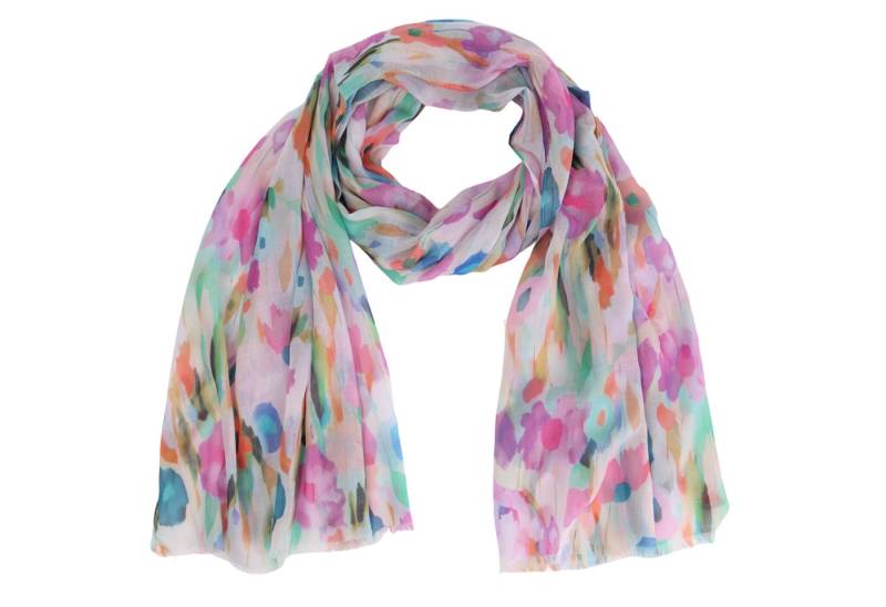 MIRROSI Modeschal Weicher & Leicht Großes Schal, ca.75x180cm, Bunt Print, (aus 100% Viskose, Atemberaubende Designs), Damen Halstuch Stola ideal für Frühling, Sommer und Herbst von MIRROSI