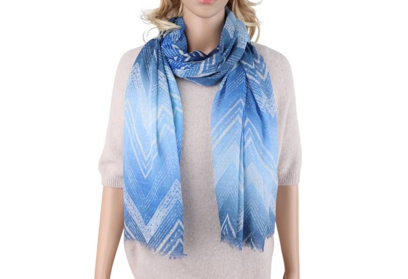 MIRROSI Modeschal Weicher & Leicht Großes Schal, ca.75x180cm, Farbverlauf Print, (aus 100% Viskose, Atemberaubende Designs), Damen Halstuch Stola ideal für Frühling, Sommer und Herbst von MIRROSI