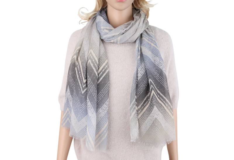 MIRROSI Modeschal Weicher & Leicht Großes Schal, ca.75x180cm, Farbverlauf Print, (aus 100% Viskose, Atemberaubende Designs), Damen Halstuch Stola ideal für Frühling, Sommer und Herbst von MIRROSI