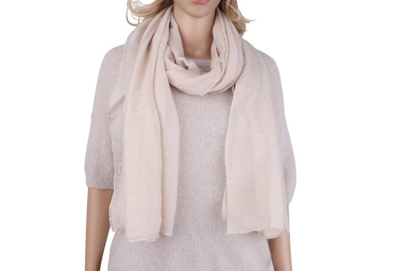 MIRROSI Modeschal weicher Unifarbe Schal 100% Baumwolle, (Viele tolle Farben zur Auswahl ca.70x180cm), Damen Halstuch ideal für Frühling, Sommer, Herbst von MIRROSI