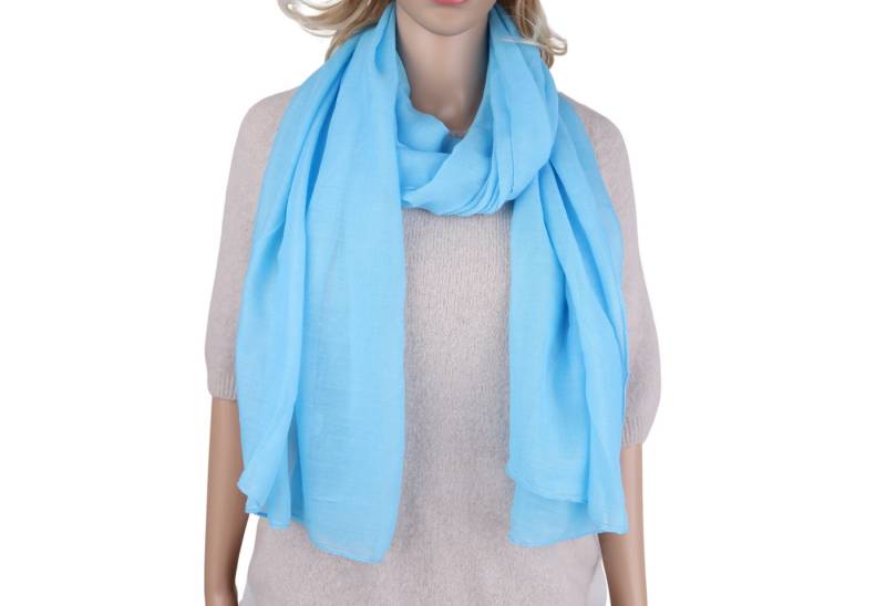 MIRROSI Modeschal weicher Unifarbe Schal 100% Baumwolle, (Viele tolle Farben zur Auswahl ca.70x180cm), Damen Halstuch ideal für Frühling, Sommer, Herbst von MIRROSI