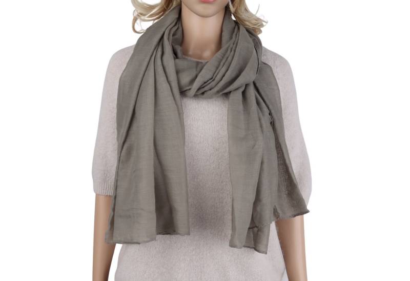 MIRROSI Modeschal weicher Unifarbe Schal 100% Baumwolle, (Viele tolle Farben zur Auswahl ca.70x180cm), Damen Halstuch ideal für Frühling, Sommer, Herbst von MIRROSI