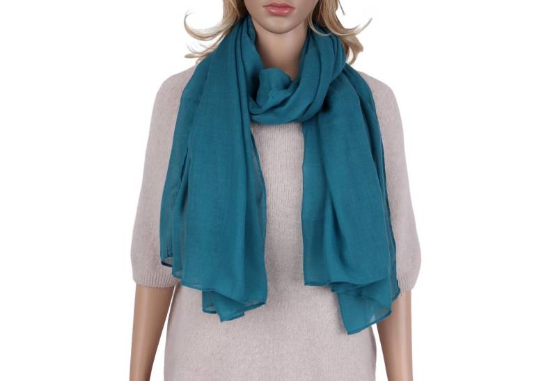 MIRROSI Modeschal weicher Unifarbe Schal 100% Baumwolle, (Viele tolle Farben zur Auswahl ca.70x180cm), Damen Halstuch ideal für Frühling, Sommer, Herbst von MIRROSI
