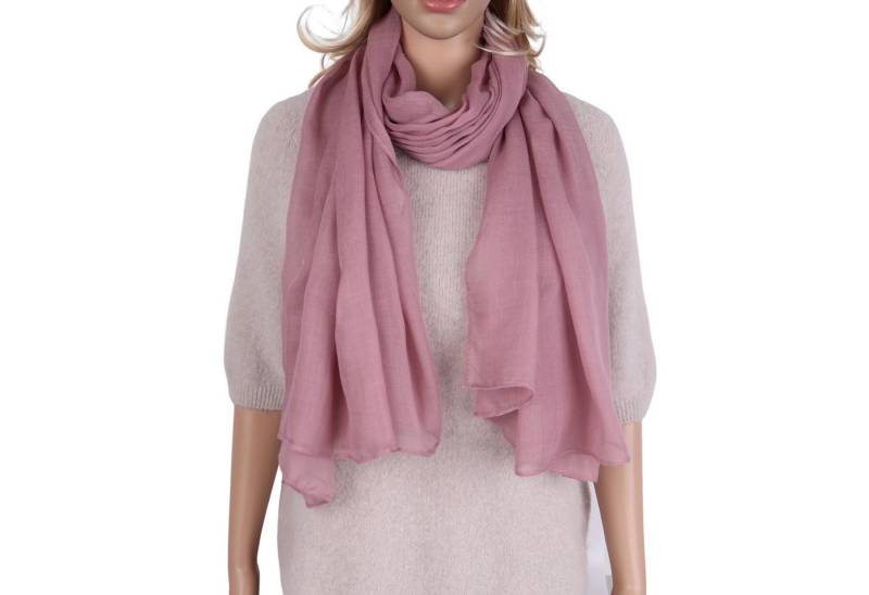 MIRROSI Modeschal weicher Unifarbe Schal 100% Baumwolle, (Viele tolle Farben zur Auswahl ca.70x180cm), Damen Halstuch ideal für Frühling, Sommer, Herbst von MIRROSI