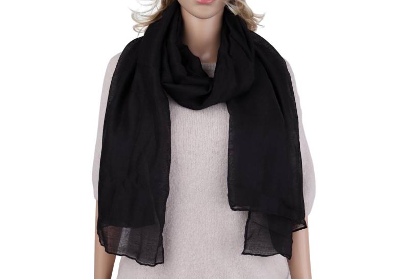 MIRROSI Modeschal weicher Unifarbe Schal 100% Baumwolle, (Viele tolle Farben zur Auswahl ca.70x180cm), Damen Halstuch ideal für Frühling, Sommer, Herbst von MIRROSI