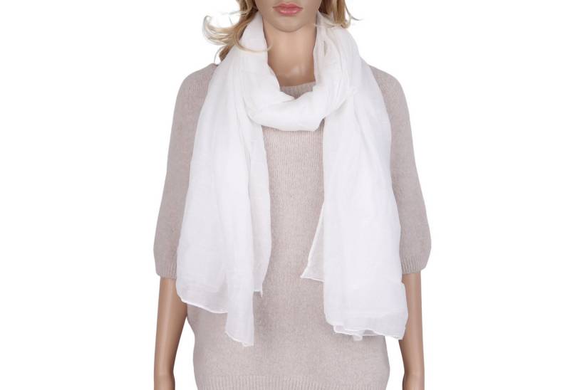 MIRROSI Modeschal weicher Unifarbe Schal 100% Baumwolle, (Viele tolle Farben zur Auswahl ca.70x180cm), Damen Halstuch ideal für Frühling, Sommer, Herbst von MIRROSI