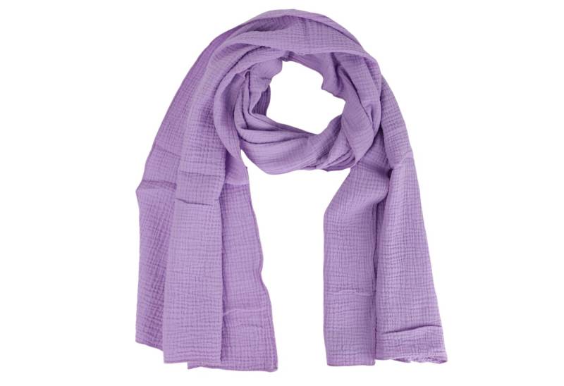 MIRROSI Modeschal weicher Unifarbe Schal 100% Baumwolle, Made in Italy, (Viele tolle Farben zur Auswahl ca.40x180cm), Damen Halstuch ideal für Frühling, Sommer, Herbst von MIRROSI