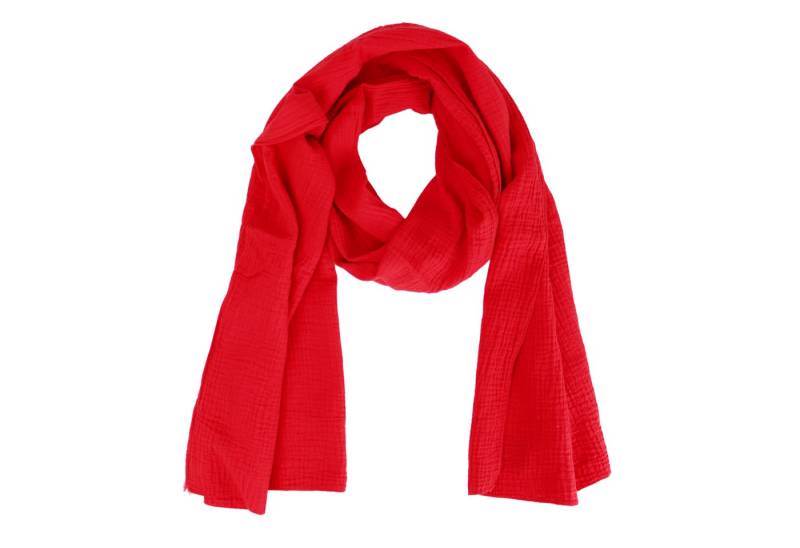 MIRROSI Modeschal weicher Unifarbe Schal 100% Baumwolle, Made in Italy, (Viele tolle Farben zur Auswahl ca.40x180cm), Damen Halstuch ideal für Frühling, Sommer, Herbst von MIRROSI