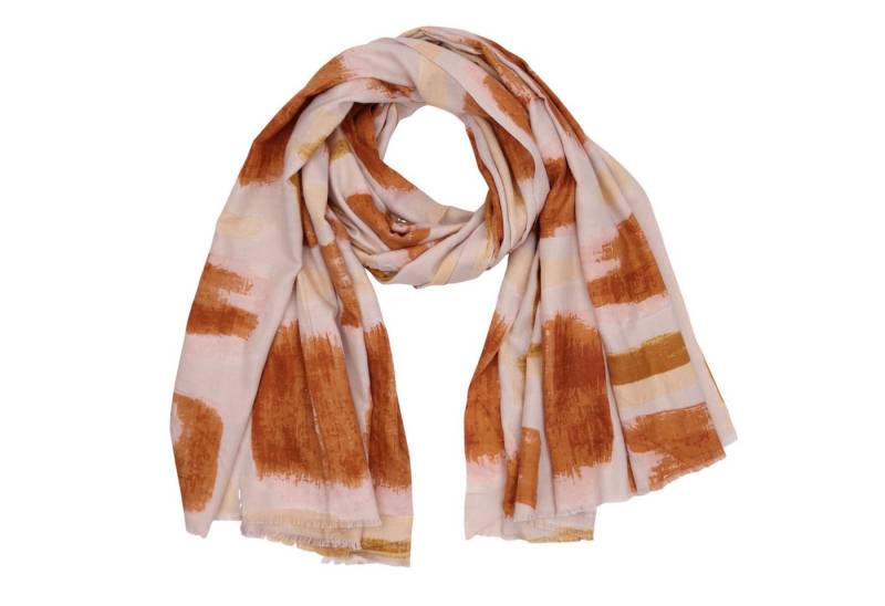 MIRROSI Modeschal weicher und warmer Schal Abstrakt mit Fransen, 90x180cm, (Neue Kollektion Herbst/Winter 2025, ca. 185 Gramm), Damen Halstuch ideal für Herbst und Winter von MIRROSI