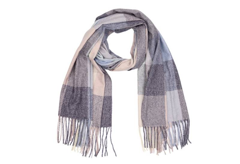 MIRROSI Modeschal weicher und warmer Schal Karo mit Fransen, 70x180cm, (Neue Kollektion Herbst/Winter 2025, ca. 235 Gramm), Kariert Damen Halstuch ideal für Herbst und Winter von MIRROSI
