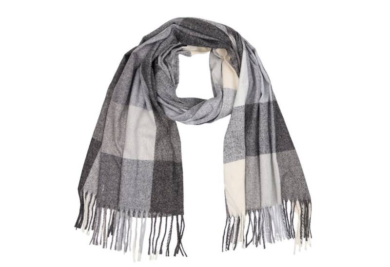 MIRROSI Modeschal weicher und warmer Schal Karo mit Fransen, 70x180cm, (Neue Kollektion Herbst/Winter 2025, ca. 235 Gramm), Kariert Damen Halstuch ideal für Herbst und Winter von MIRROSI