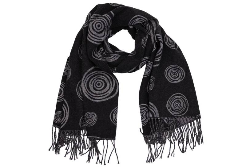 MIRROSI Modeschal weicher und warmer Schal Kreis mit Fransen, 67x180cm, (Neue Kollektion Herbst/Winter 2025, ca. 315 Gramm), Damen Halstuch ideal für Herbst und Winter von MIRROSI