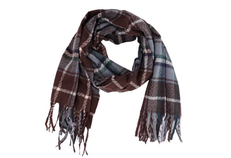 MIRROSI Modeschal weicher und warmer Schal Schottenkaro mit Fransen, 70x180cm, (Schottenkaro Muster), Damen Halstuch Stola ideal für Herbst und Winter von MIRROSI