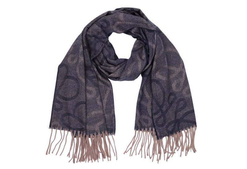 MIRROSI Modeschal weicher und warmer Schal Unendlich mit Fransen, 70x180cm, (angesagtes Muster, ca. 250 Gramm, Neue Kollektion Herbst/Winter 2025), Damen Halstuch ideal für Herbst und Winter von MIRROSI