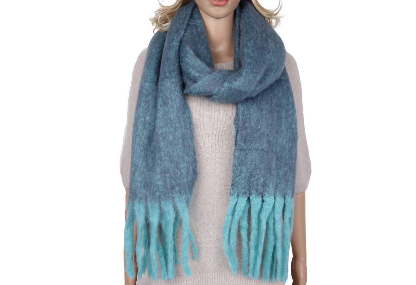 MIRROSI Modeschal weicher und warmer Schal Unifarbe mit Fransen, ca.38x2000cm, (Neue Kollektion Herbst/Winter 2025), Damen Halstuch ideal für Herbst und Winter von MIRROSI