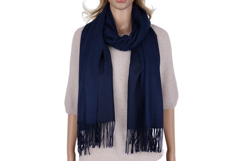 MIRROSI Modeschal weicher und warmer Schal Unifarbe weiseitig tragbar, 70x180cm, (Klassische Uni-Farbe), Damen Halstuch ideal für Herbst und Winter von MIRROSI