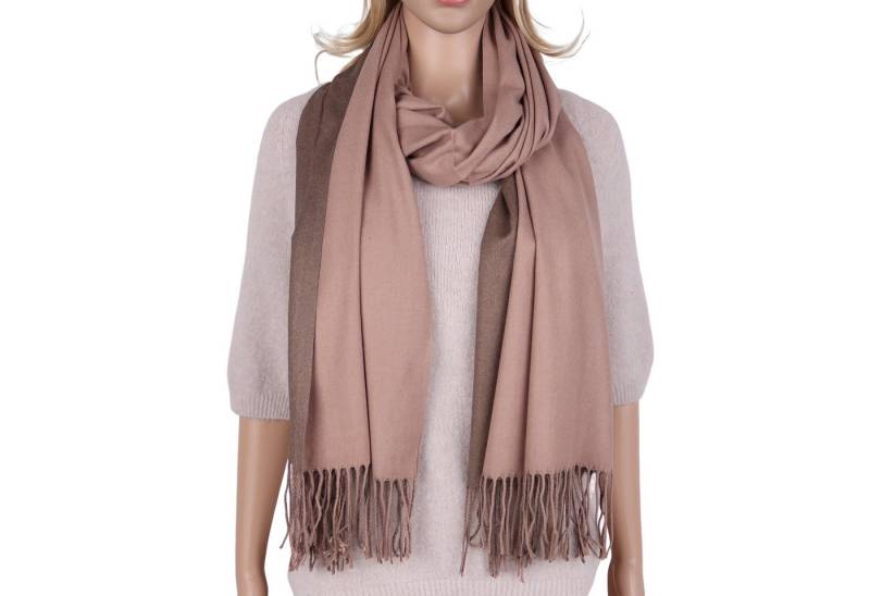 MIRROSI Modeschal weicher und warmer Schal Unifarbe weiseitig tragbar, 70x180cm, (Klassische Uni-Farbe), Damen Halstuch ideal für Herbst und Winter von MIRROSI