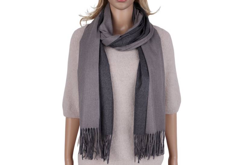MIRROSI Modeschal weicher und warmer Schal Unifarbe weiseitig tragbar, 70x180cm, (Klassische Uni-Farbe), Damen Halstuch ideal für Herbst und Winter von MIRROSI
