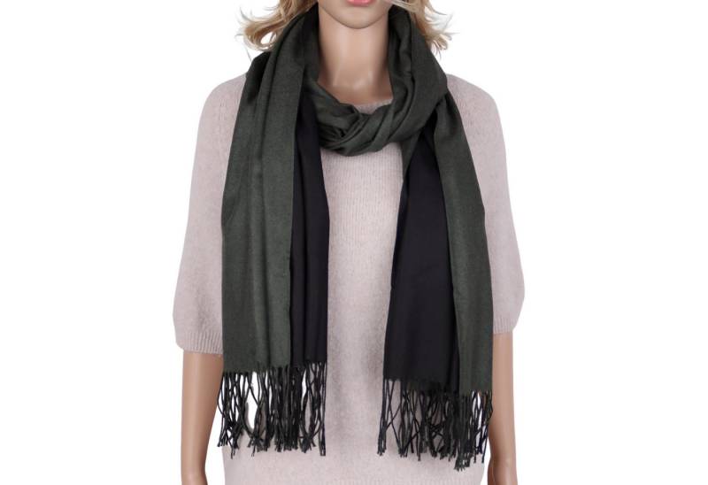 MIRROSI Modeschal weicher und warmer Schal Unifarbe weiseitig tragbar, 70x180cm, (Klassische Uni-Farbe), Damen Halstuch ideal für Herbst und Winter von MIRROSI